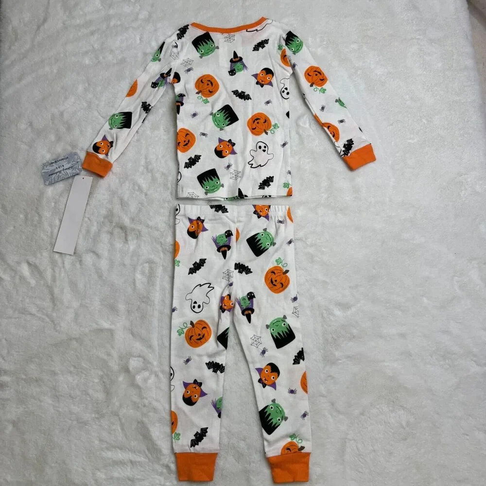 Tommy Bahama Kids Halloween Pajama Set 3T (Top) Bottom‎ (2T) Ghost Pumpkin